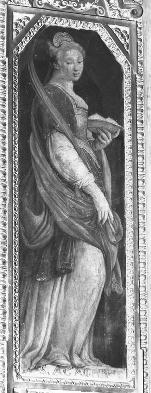 Agostino Ciampelli 112 Santa Agata Chiesa del SS. Nome di Gesù all'Argentina, Roma