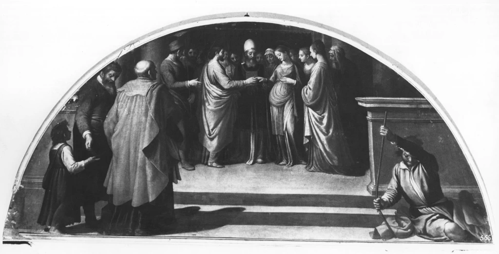 Agostino Ciampelli 137 Sposalizio della Vergine Chiesa del SS. Nome di Gesù all'Argentina, Roma