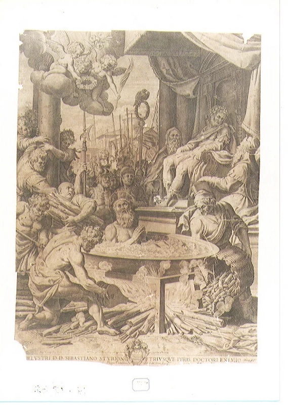 Agostino Ciampelli 172 San Giovanni Evangelista immerso nell'olio bollente Museo di Capodimonte, Napoli