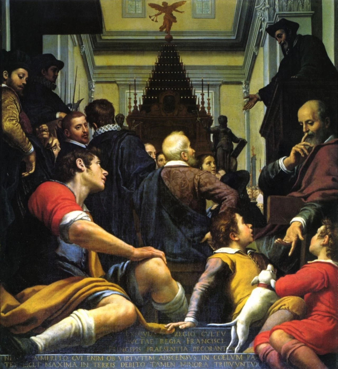 Agostino Ciampelli 47 esequie di Michelangelo in s. Lorenzo, 1617 Casa Buonarotti