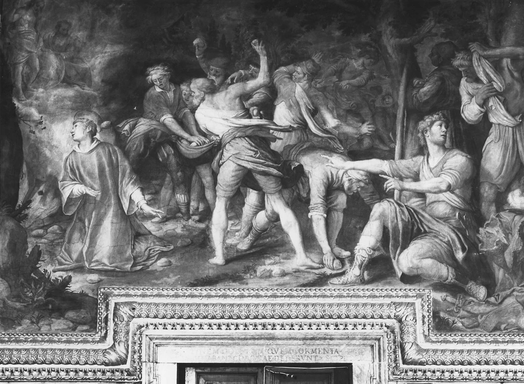 Agostino Ciampelli 67 Il martirio di Santo Stefano Chiesa del SS. Nome di Gesù all'Argentina, Roma