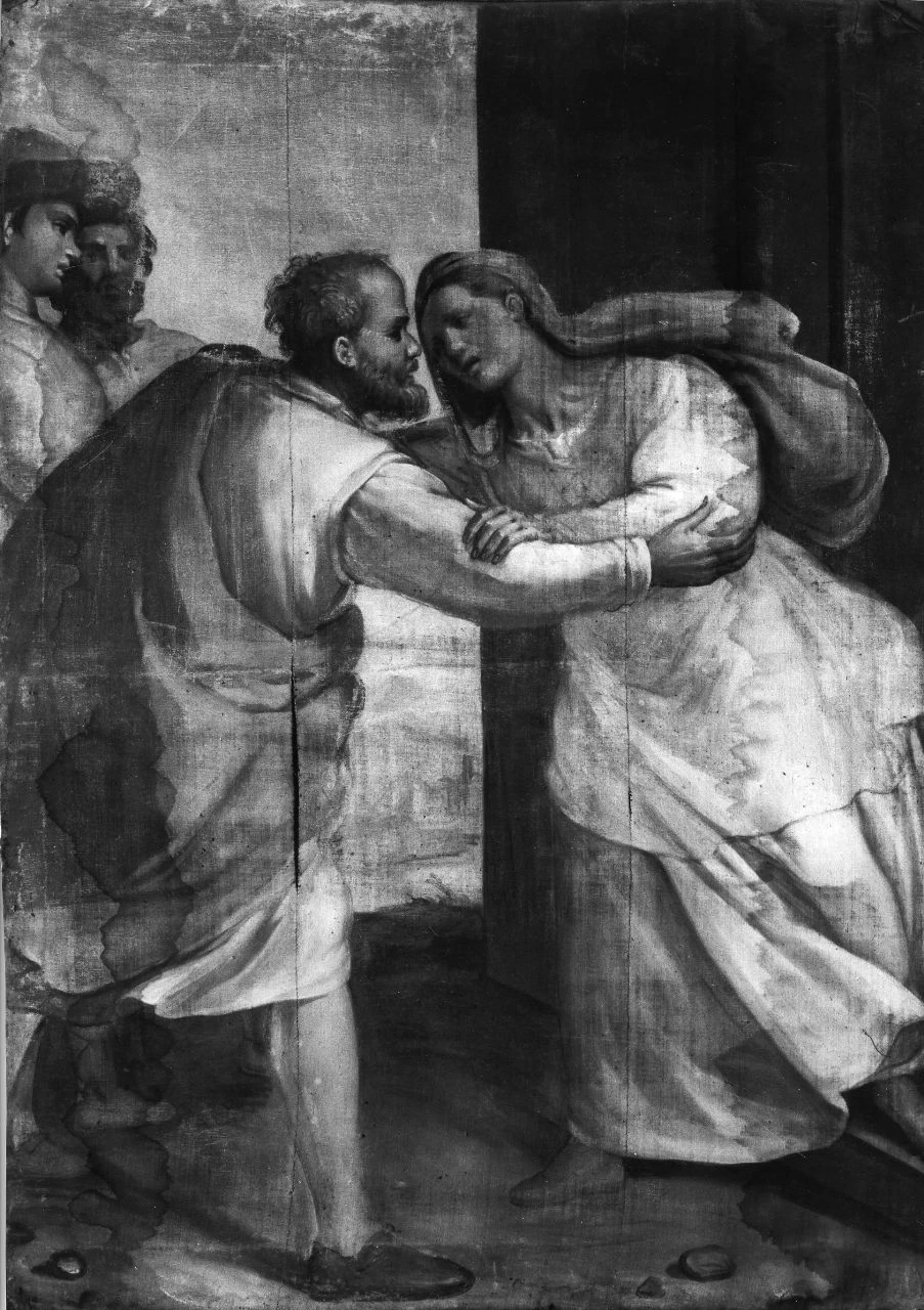 Agostino Ciampelli 69 incontro di Sant'Anna e San Gioacchino alla porta aurea Firenze