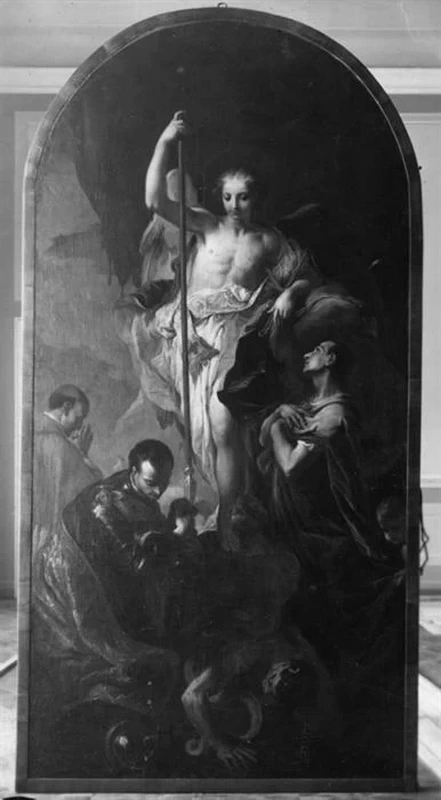 Giambettino Cignaroli 149 San Michele Arcangelo e i santi Sigismondo, Carlo e Ludovico Gorizia