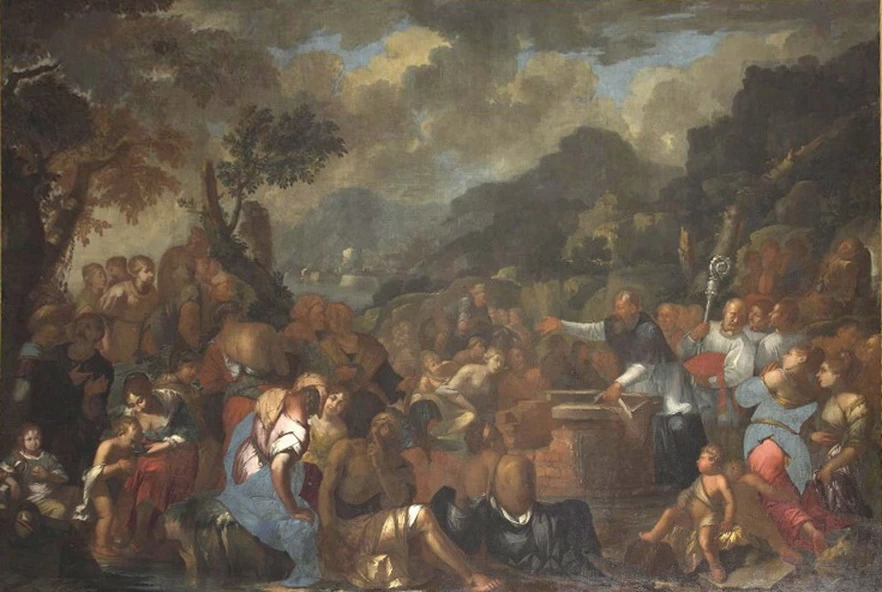 San Patrizio diffonde il cristianesimo