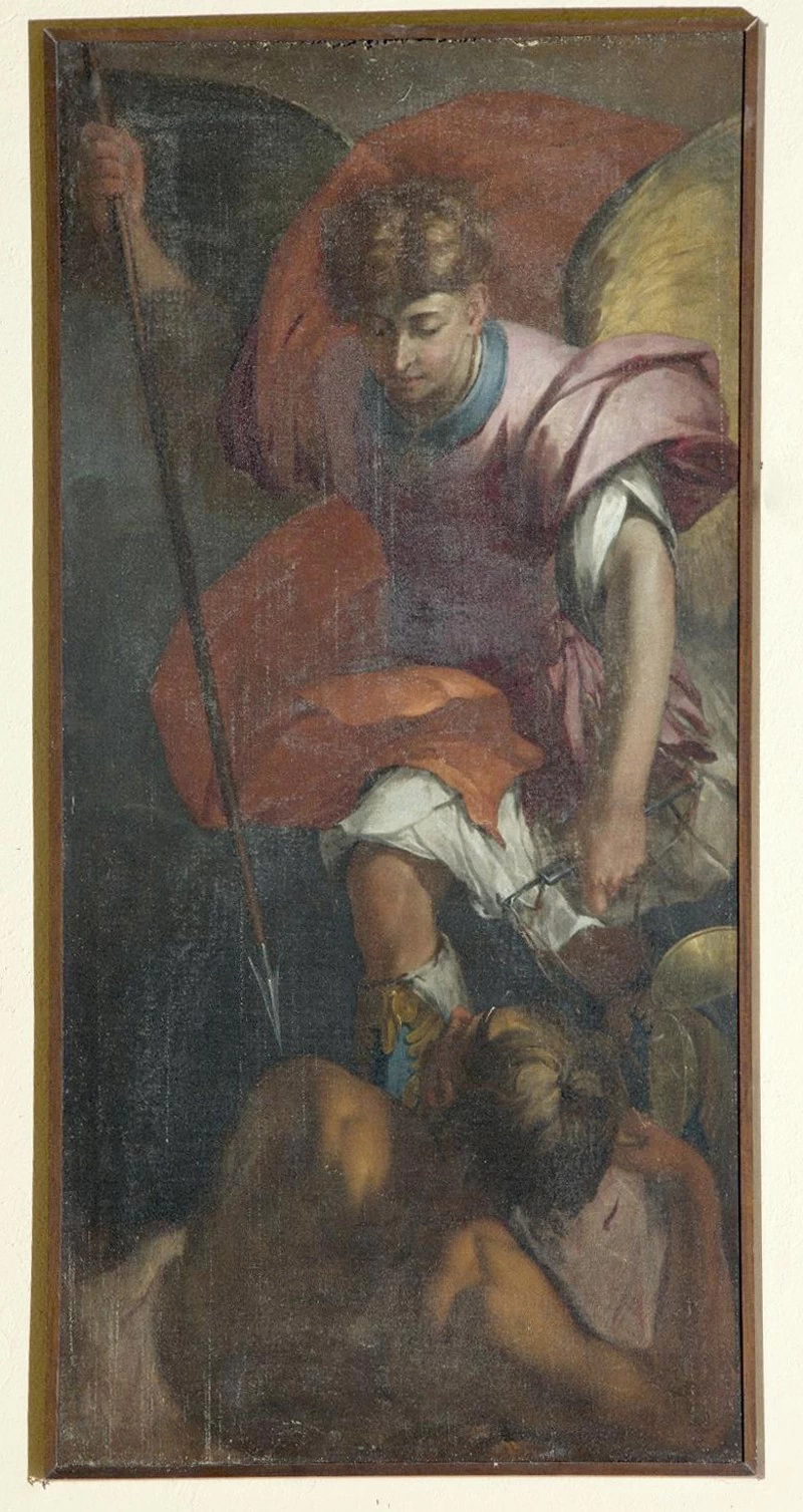 San Michele arcangelo combatte contro Satana