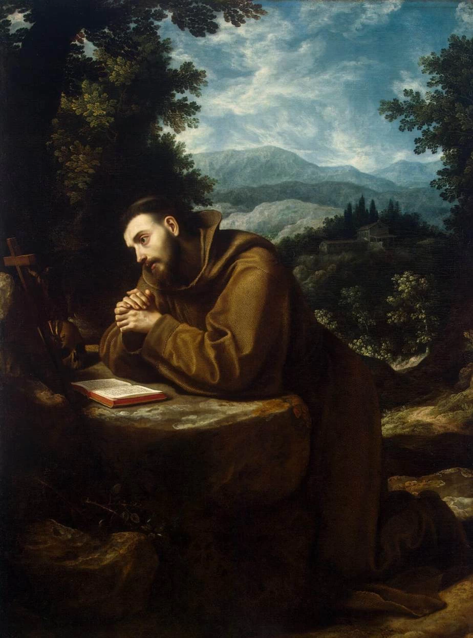 Lodovico Cardi detto il Cigoli 92 San Francesco in preghiera Hermitage, San Pietroburgo