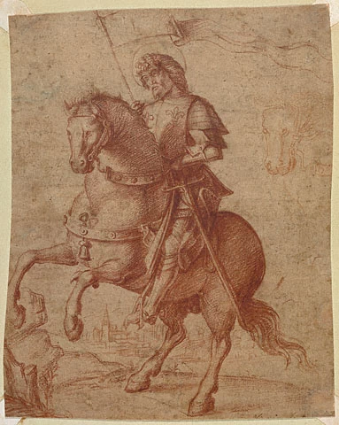 Un santo cavaliere - Paul Getty Museum, Los Angeles