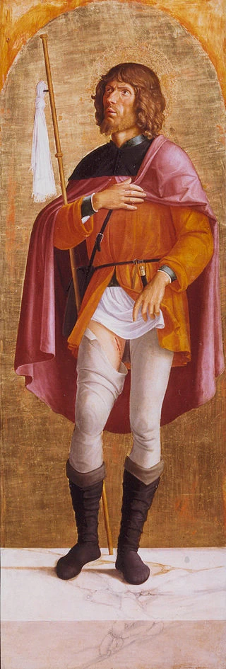 San Rocco - Polittico di Olera, Chiesa parrocchiale, Olera