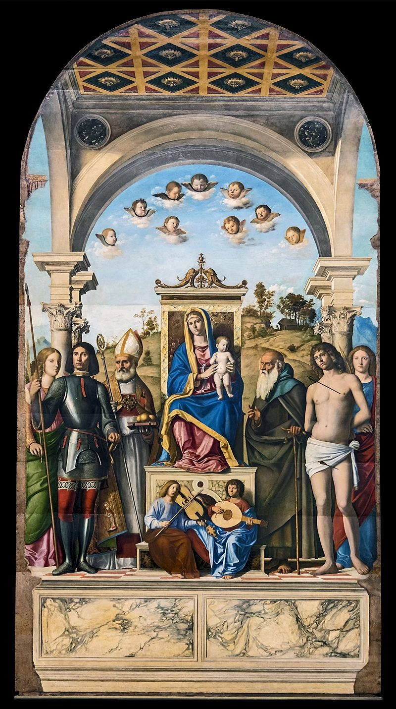 Madonna col Bambino in trono e santi - Gallerie dell'Accademia, Venezia