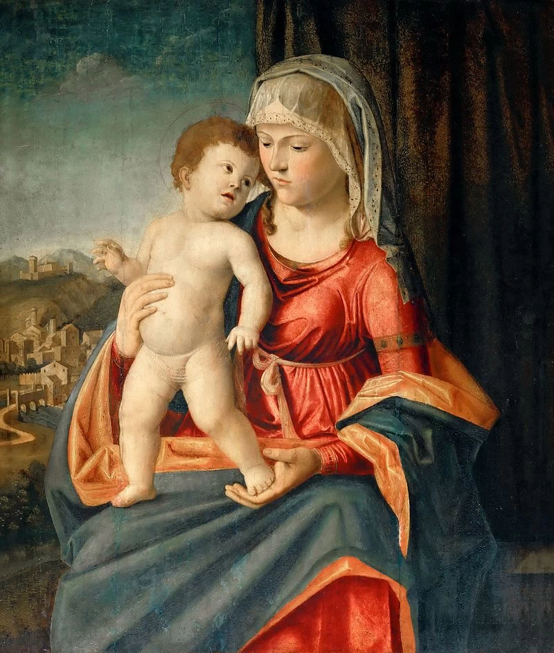 La Vergine col Bambino - Museo del Louvre