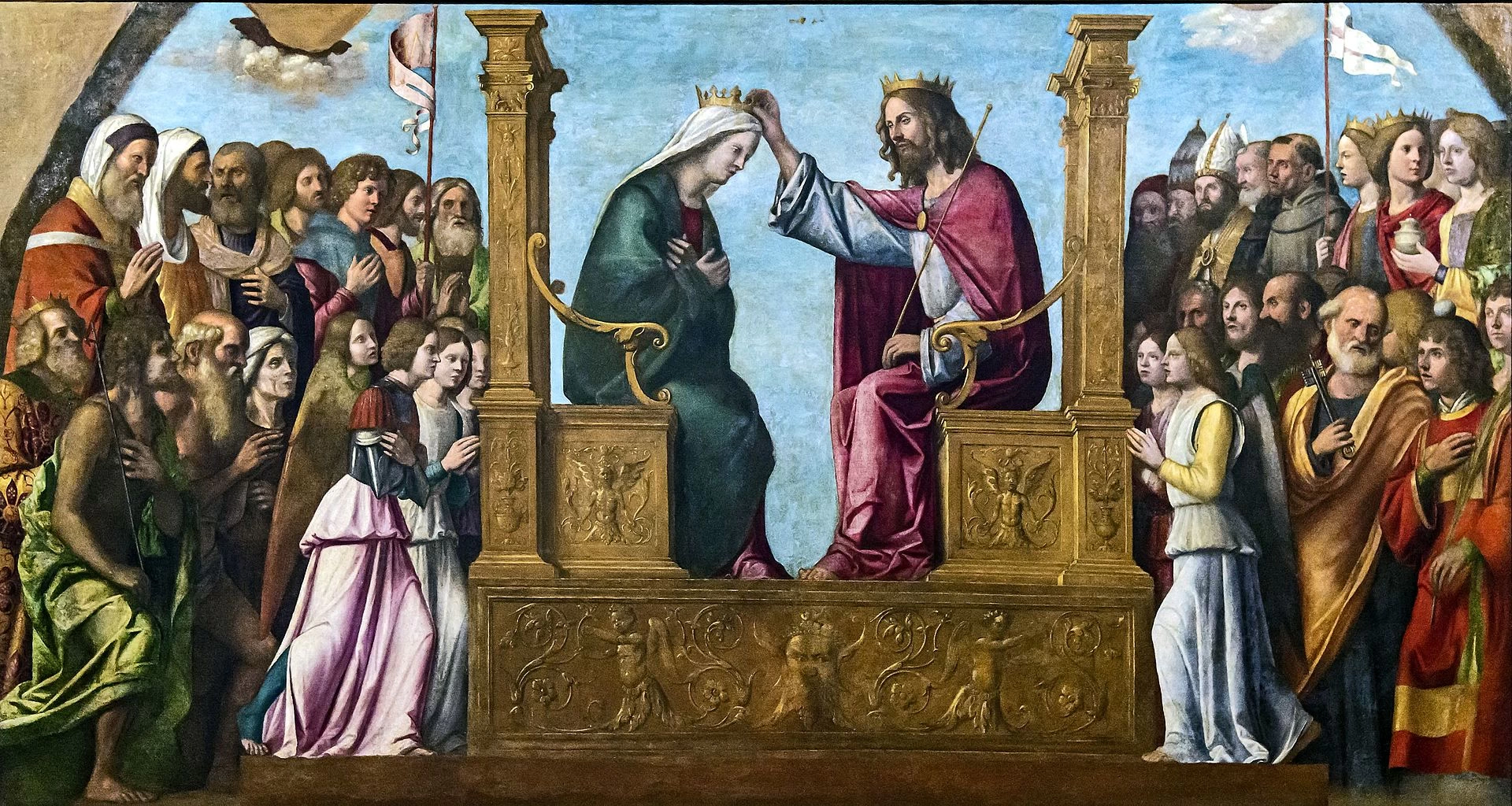 Incoronazione della Vergine - Chiesa dei santi Giovanni e Paolo, Basilica dei Santi Giovanni e Paolo, Venezia