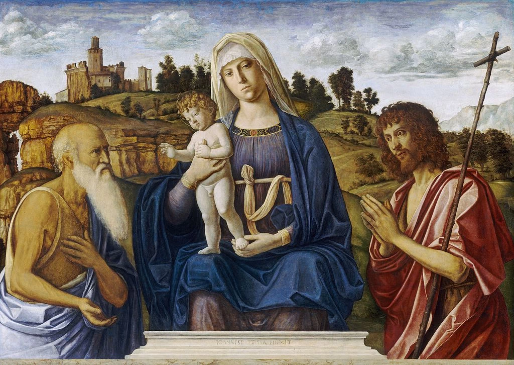 Madonna col Bambino tra i santi Girolamo e Giovanni Battista - National Gallery of Art, Washington