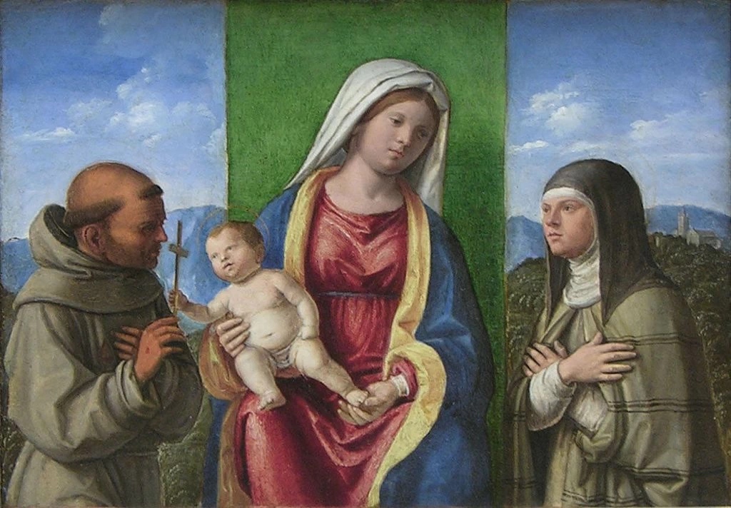 Madonna col Bambino tra i santi Chiara e Francesco - Metropolitan Museum of Art, New York