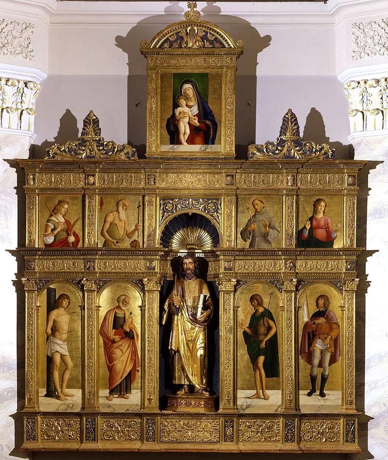 Polittico di Olera - Chiesa parrocchiale, Olera