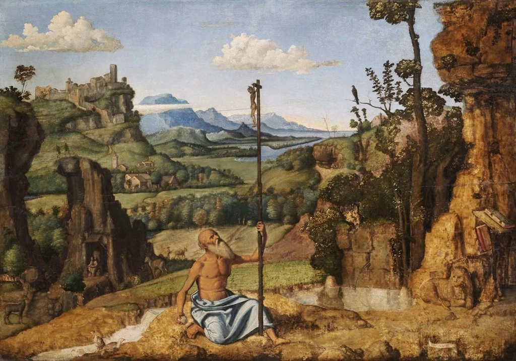 San Girolamo nel deserto - Ermitage, Museo di belle arti, Budapest