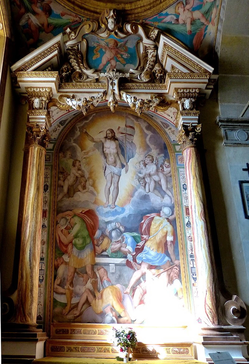 Cristo risorto - Santuario della Madonna di Mongiovino ( Umbria )
