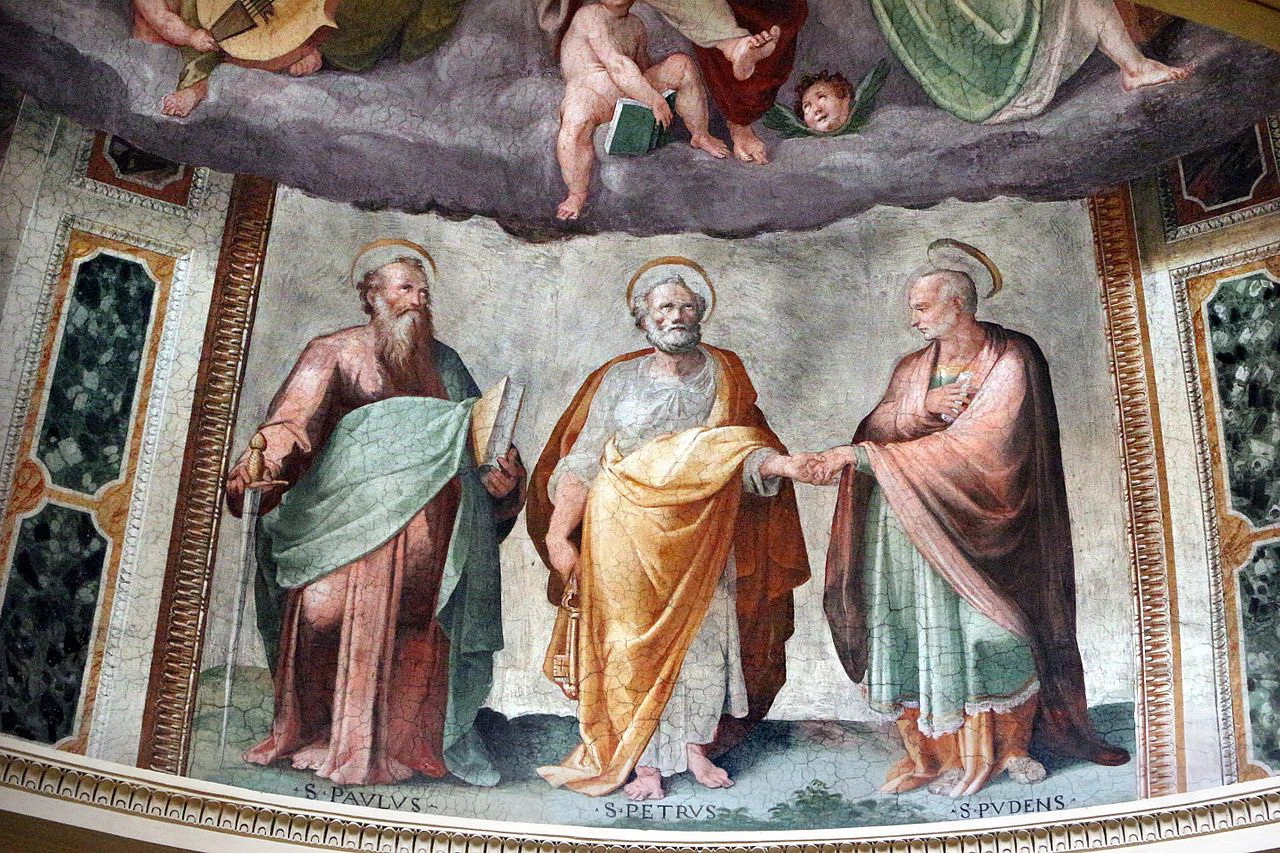 Gli apostoli - Santa Pudenziana (Roma)