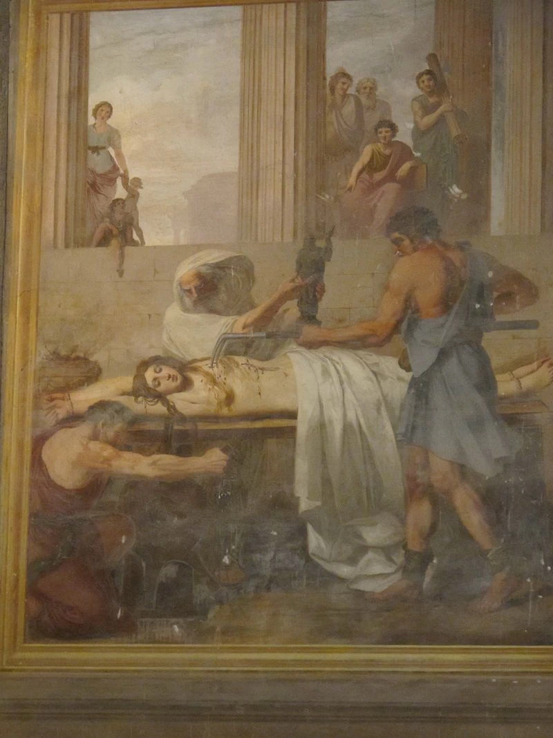 Morte di santa Margherita - Basilica di Santo Stefano Rotondo al Celio