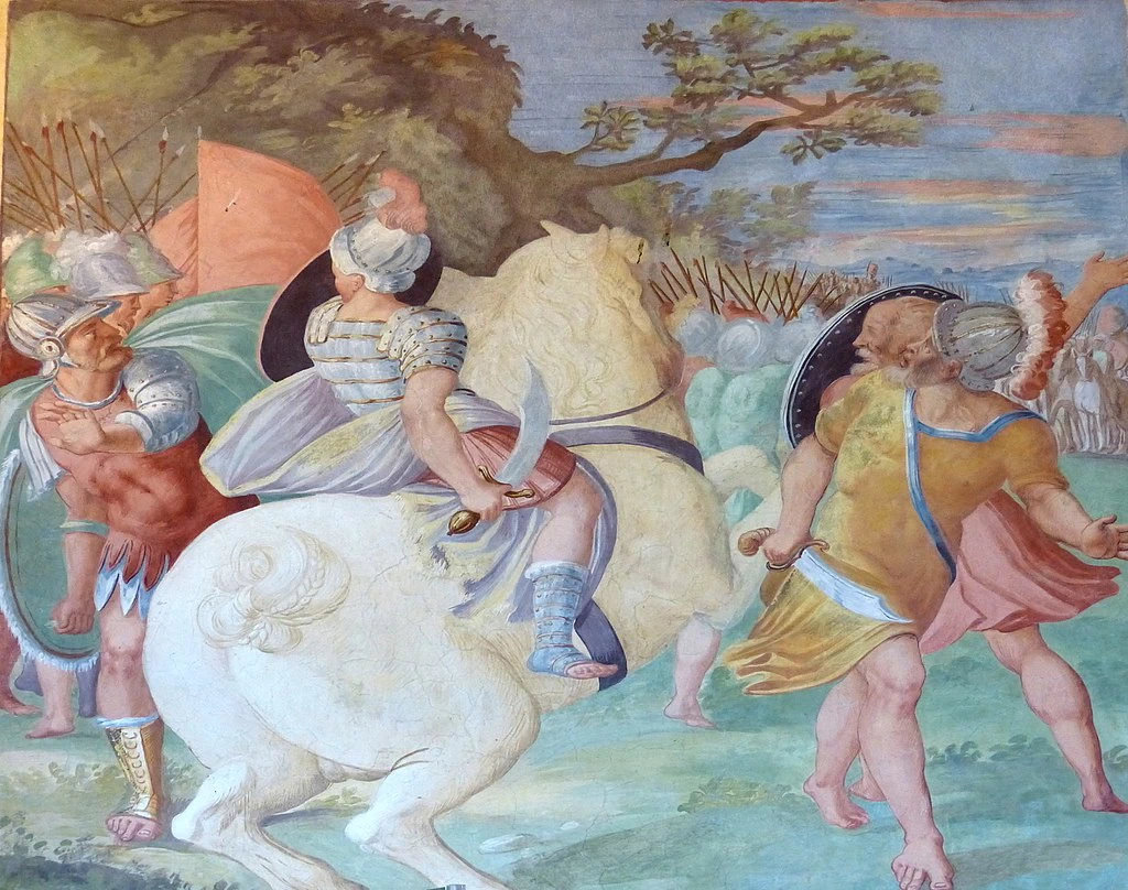 Sala di Cesare Decke - Castiglione del Lago Palazzo della Corgna, Sala Maggiore, Casale Monferrato