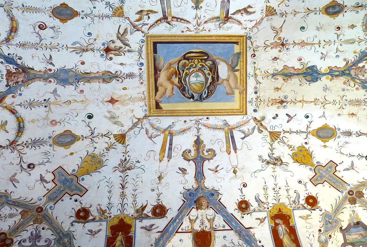 Sala di Cesare Decke - Castiglione del Lago Palazzo della Corgna, Sala Maggiore, Casale Monferrato
