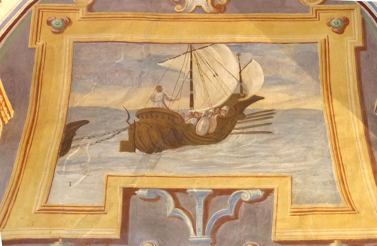 Sala di Cesare Decke - Castiglione del Lago Palazzo della Corgna, Sala Maggiore, Casale Monferrato