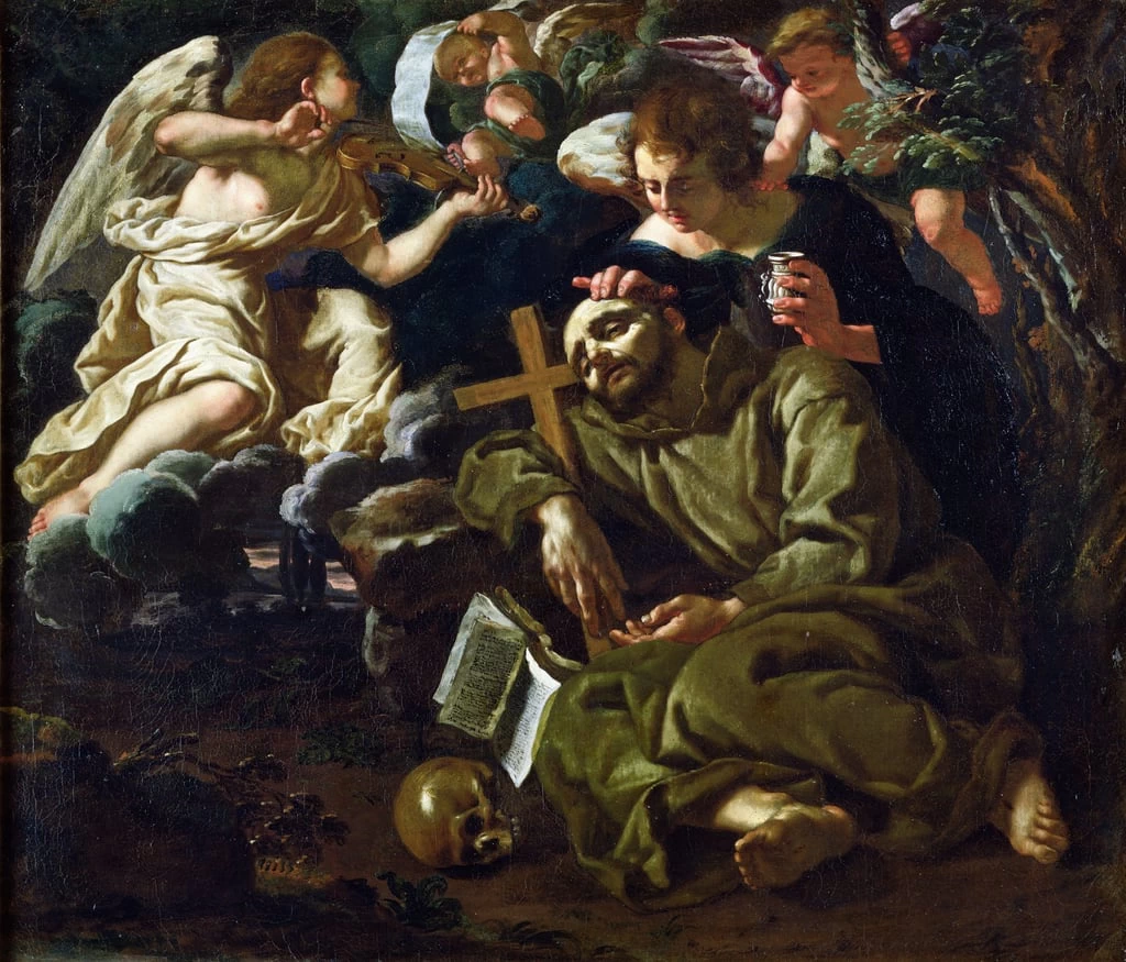 Sigismondo Coccapani 24 L'estasi di San Francesco Musee de la Chartreuse, Douai