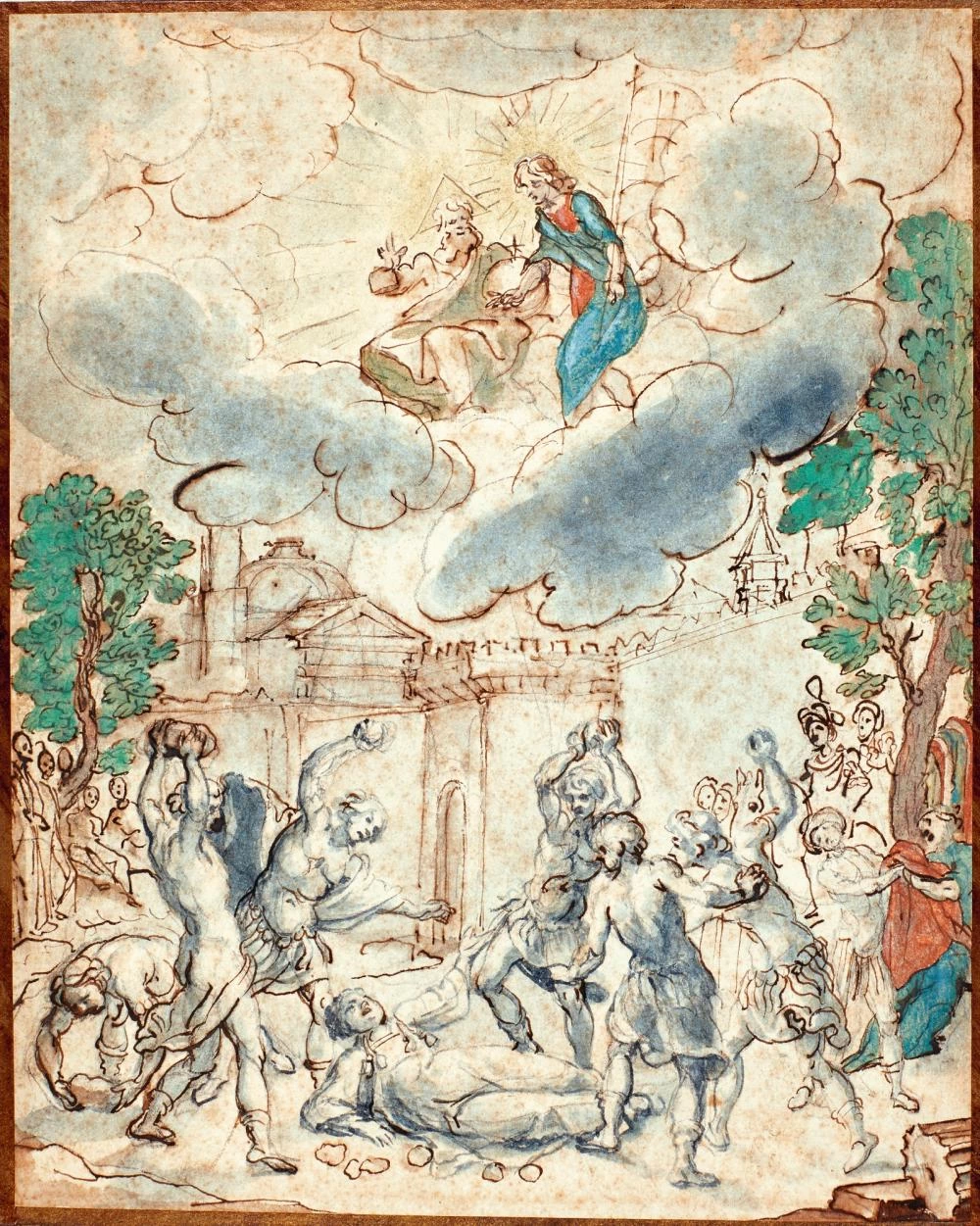 Sigismondo Coccapani 45 Il martirio di San Stefano