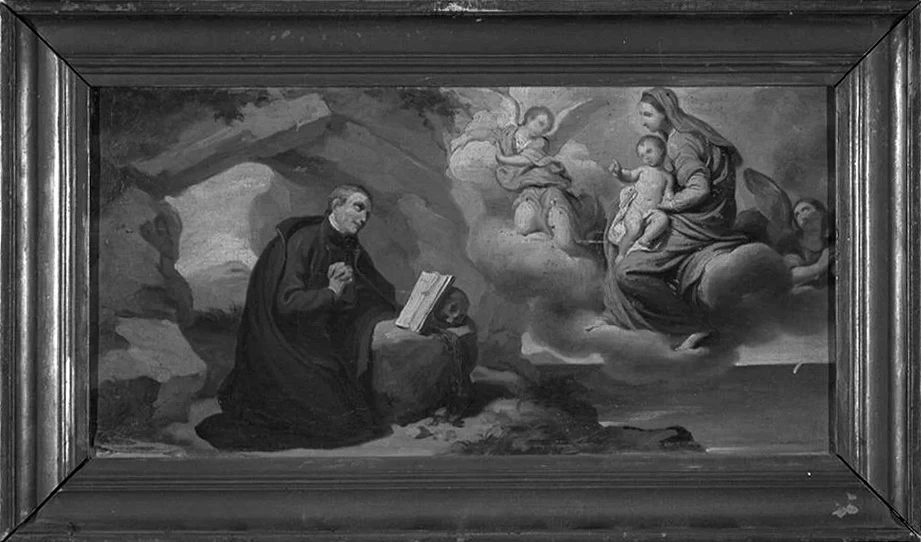 Francesco Coghetti 146 apparizione della Madonna con Bambino a San Paolo della Croce Pinacoteca Civica, Gipsoteca Uno Gera, Ripatransone, Ascoli Piceno