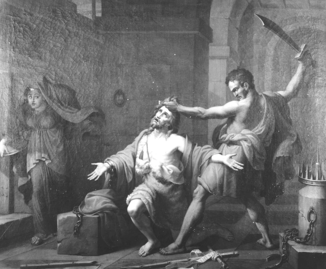 Giuseppe Collignon 10 decapitazione di San Giovanni Battista Galleria dell'Accademia, Firenze