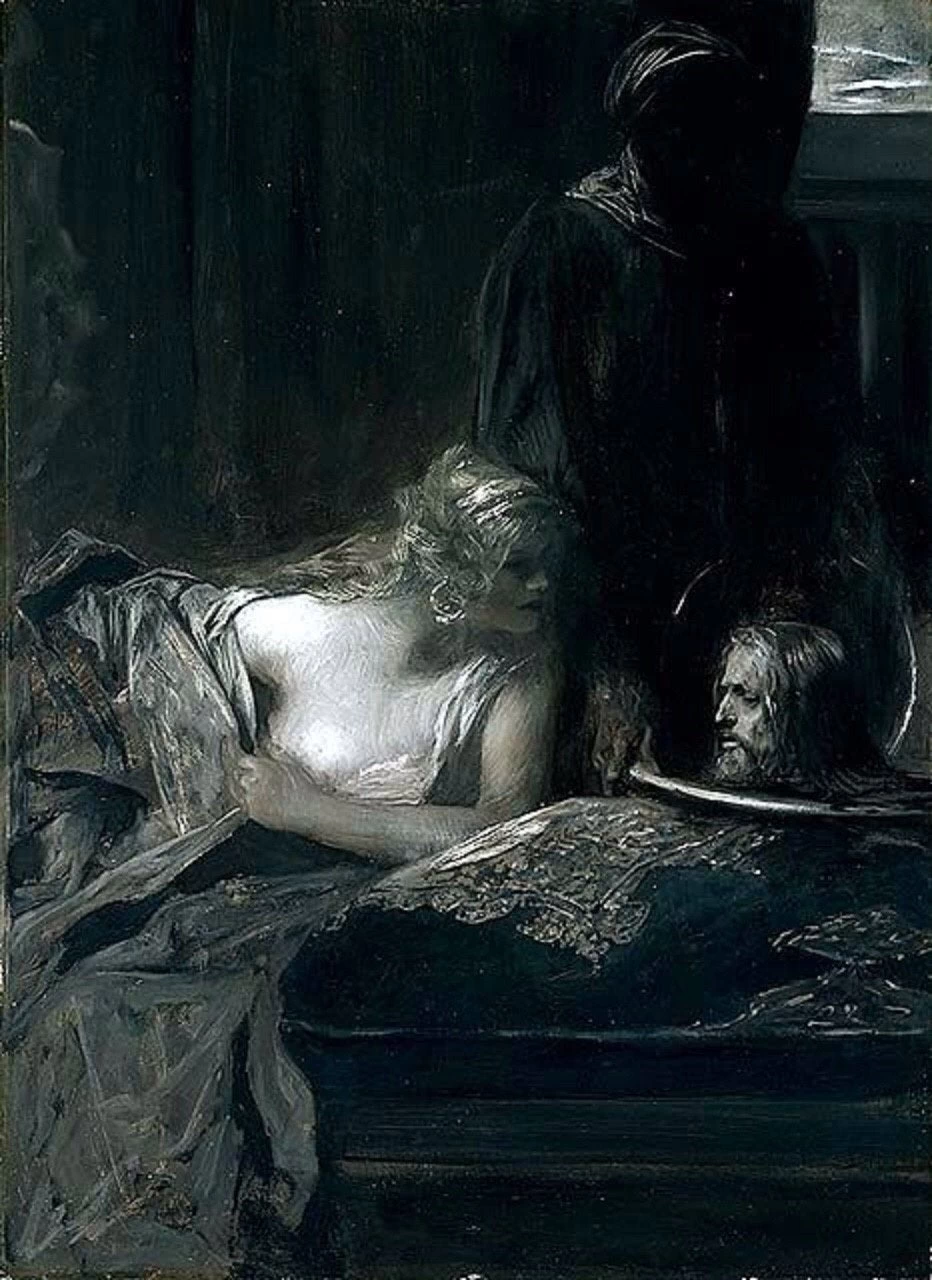 Jean Joseph Benjamin Constant 167 Salomè con la testa di San Giovanni Battista, 1898
