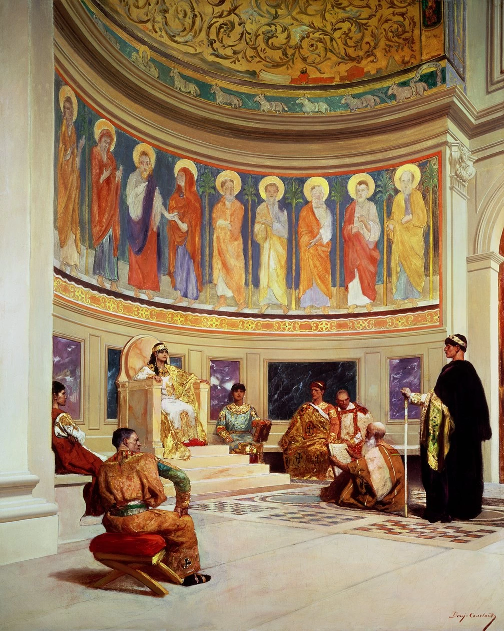 Jean Joseph Benjamin Constant 169 San Giovanni Crisostomo esiliato dall'Imperatrice Eudossia Roy Miles Fine Paintings