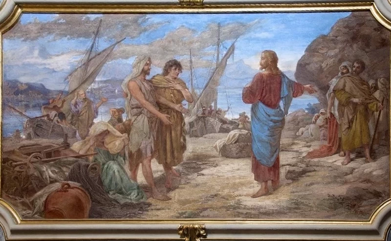 Eugenio Giuseppe Conti 66 Vocazione di San Giacomo e San Giovanni