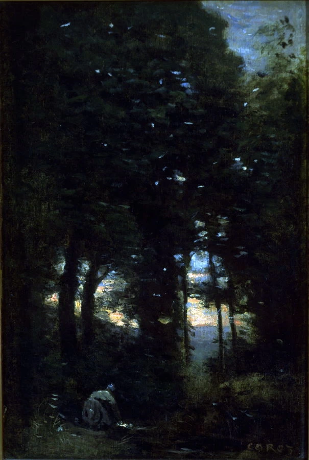 Jean Baptiste Camille Corot 111 Lavandaia Fine Art Museums of San Francisco