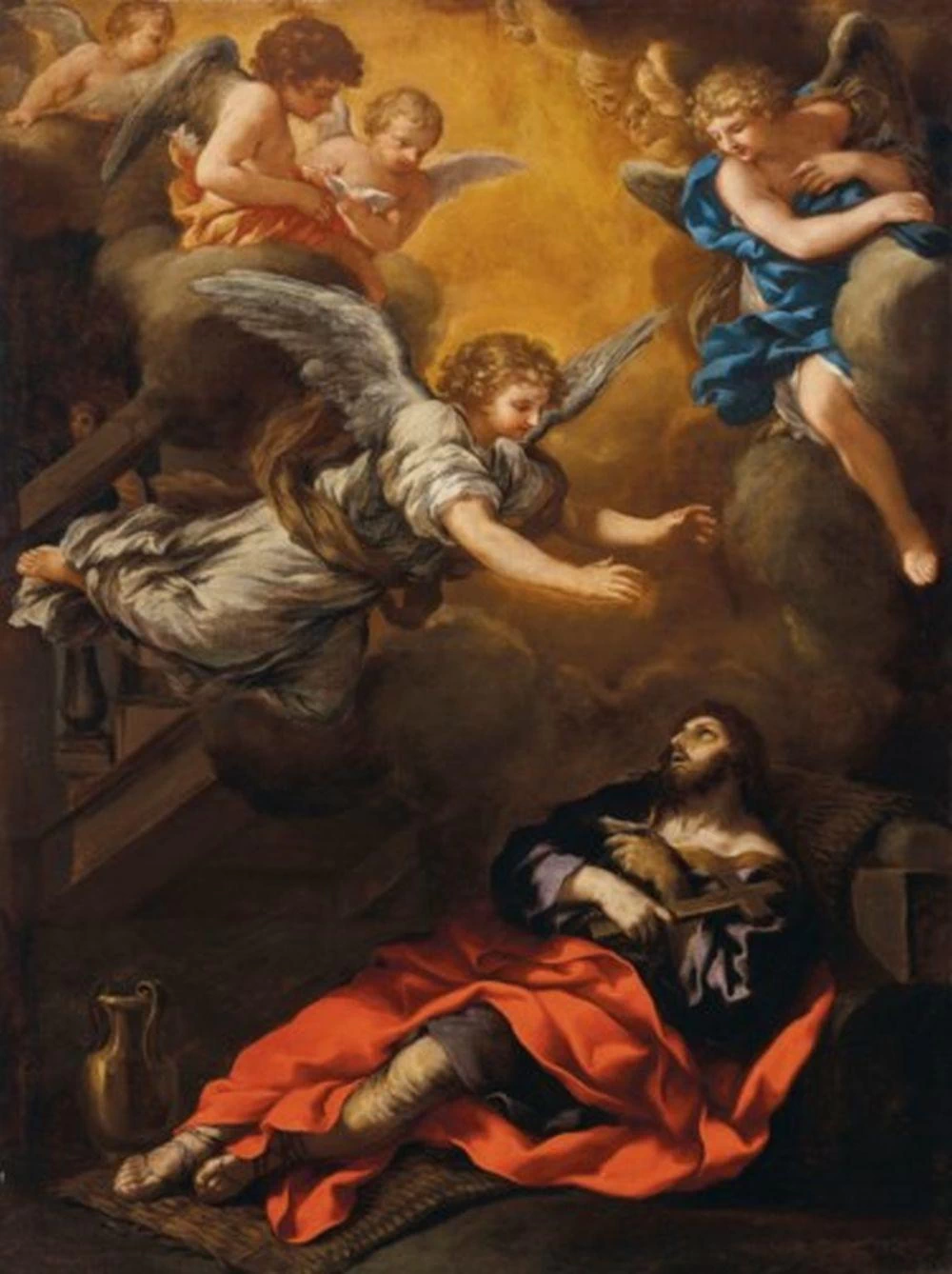 214 Pietro da Cortona Estasi di sant'Alessio attribuito
