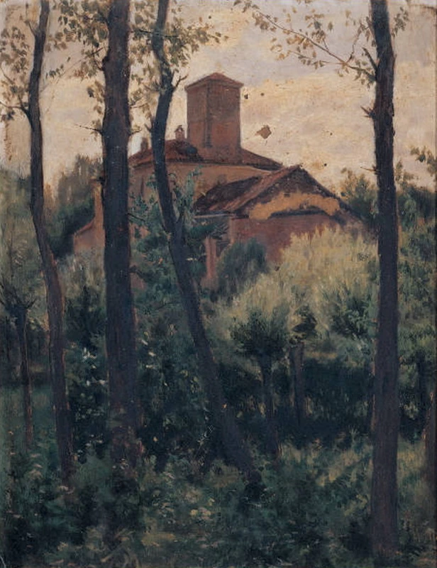 Demetrio Cosola 90 Paesaggio San Sebastiano Po (Fiume)