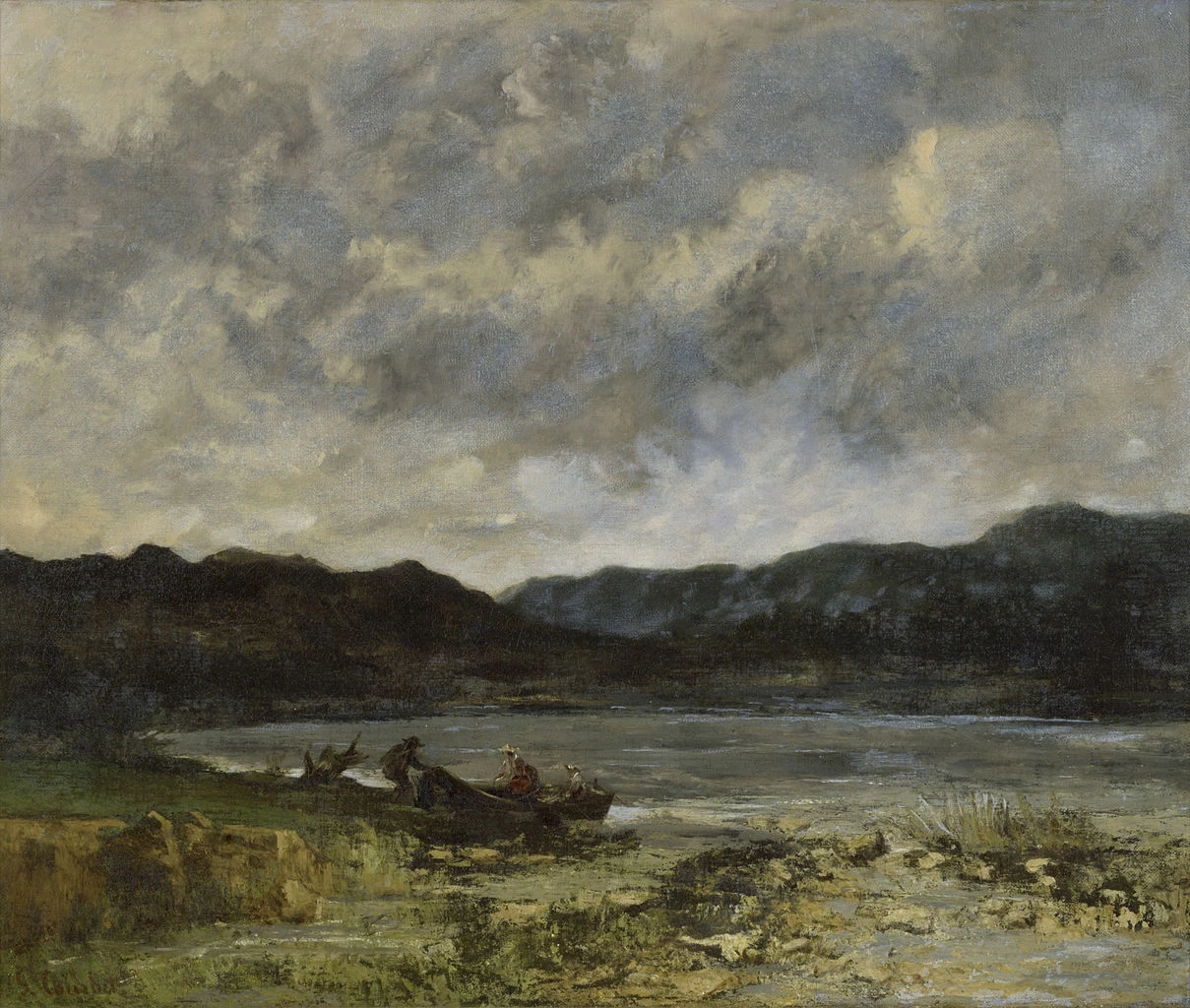 Gustave Courbet 326 Il lago, vicino a Saint Point, 1872 Museo d'arte di San Antonio