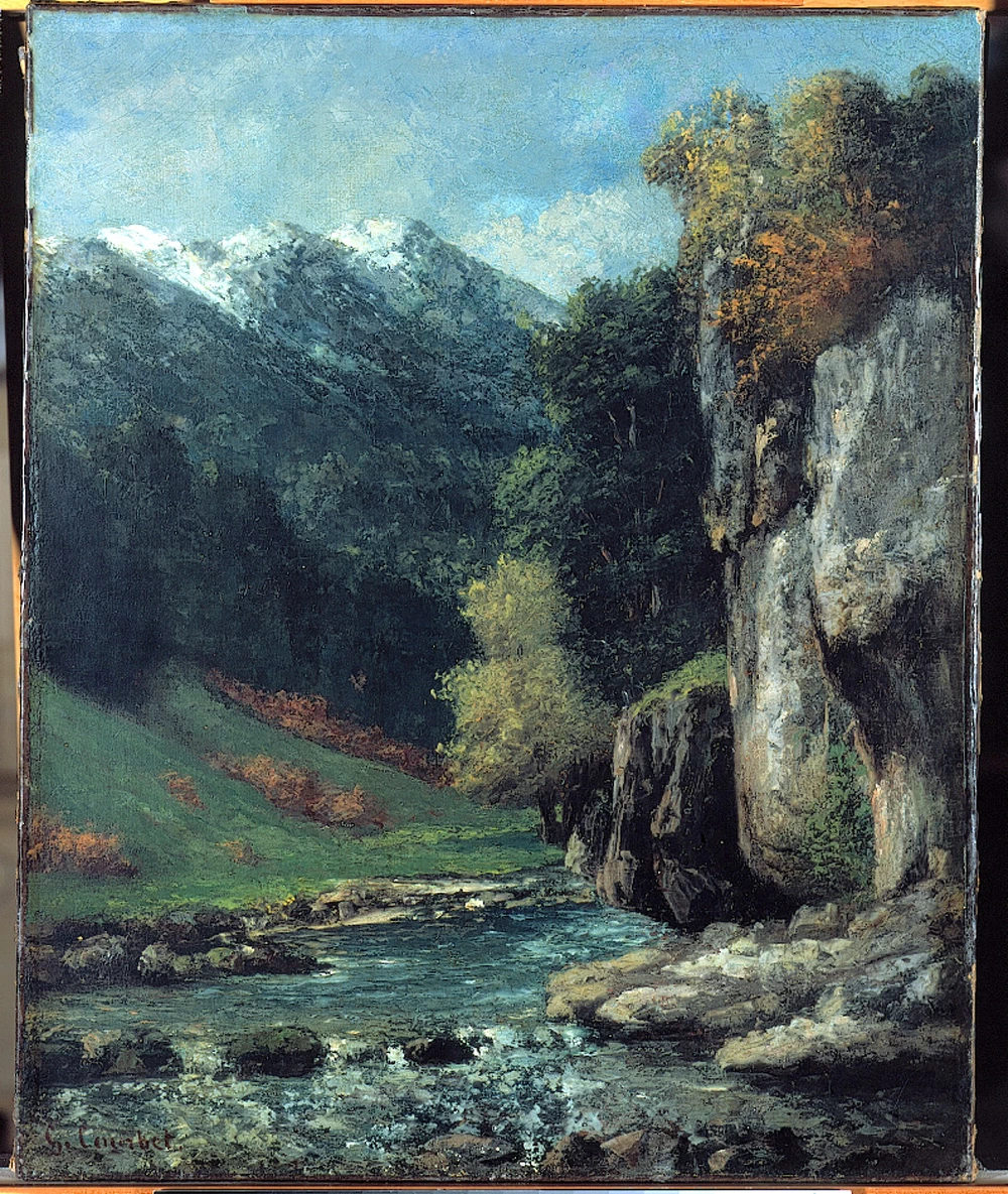 Gustave Courbet 338 Paesaggio Museo d'arte di San Diego