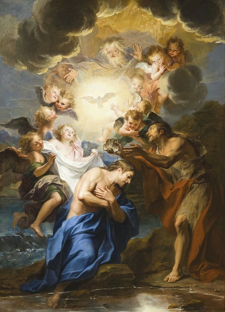 Antoine Coypel 26 Il battesimo di Gesù Los Angeles County Museum of Art
