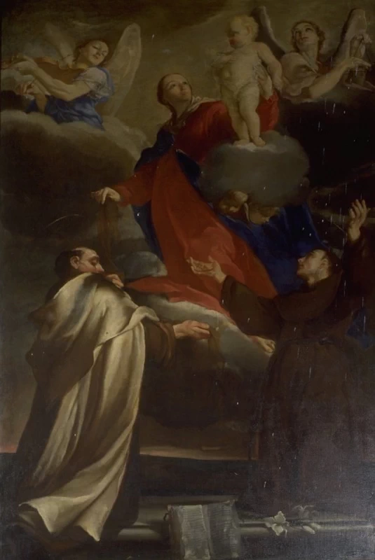 Giuseppe Crespi 180 Madonna del carmelo e santi