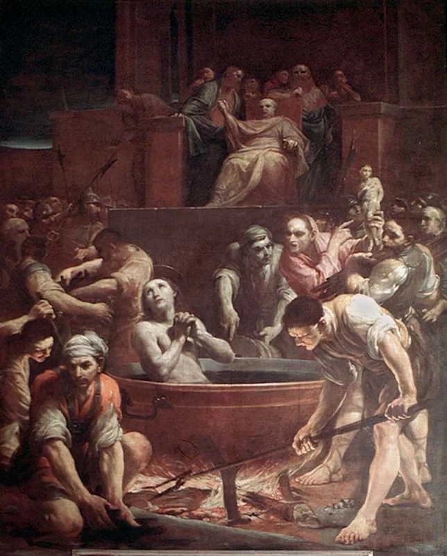 Giuseppe Crespi 208 Supplizio di san Giovanni evangelista