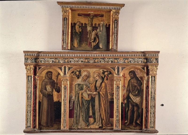 Polittico con Maria e santi - Marche