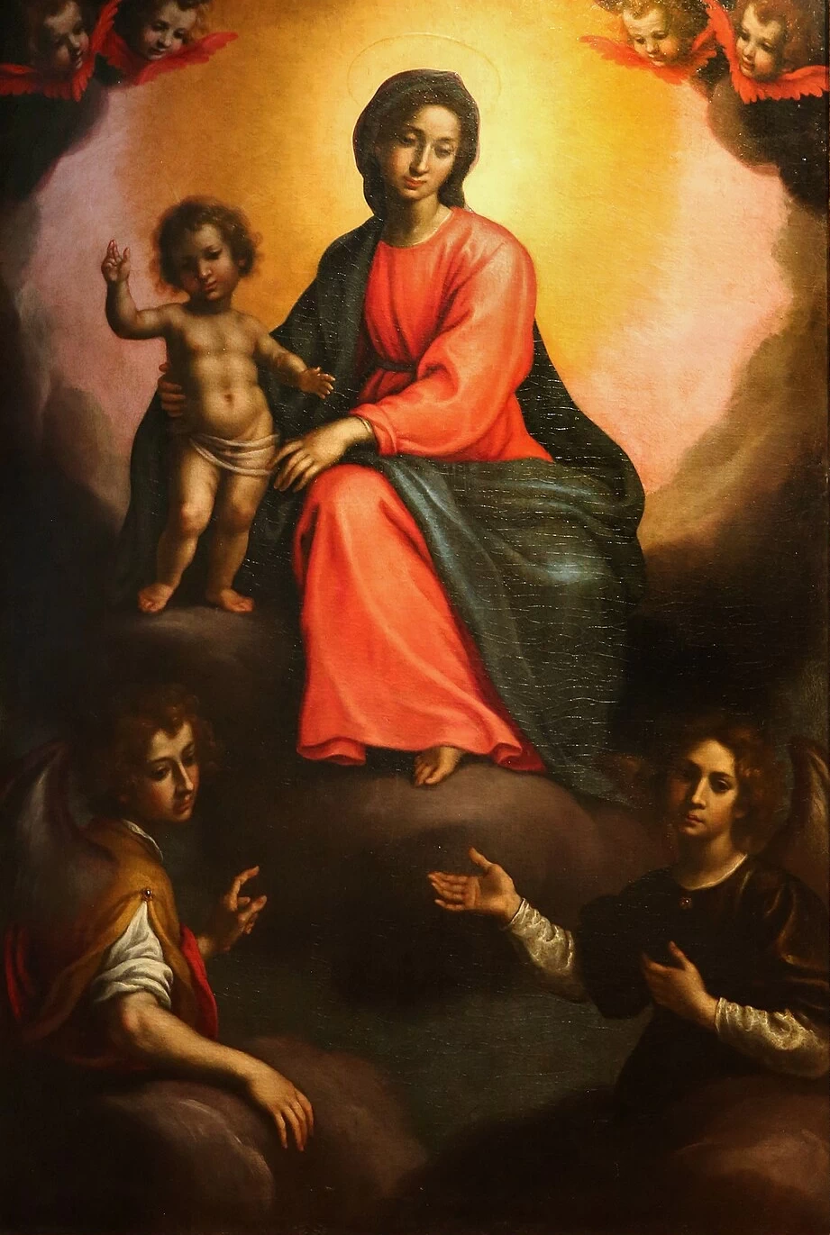 Madonna col Bambino e angeli Museo Collezione Gianfranco Luzzetti