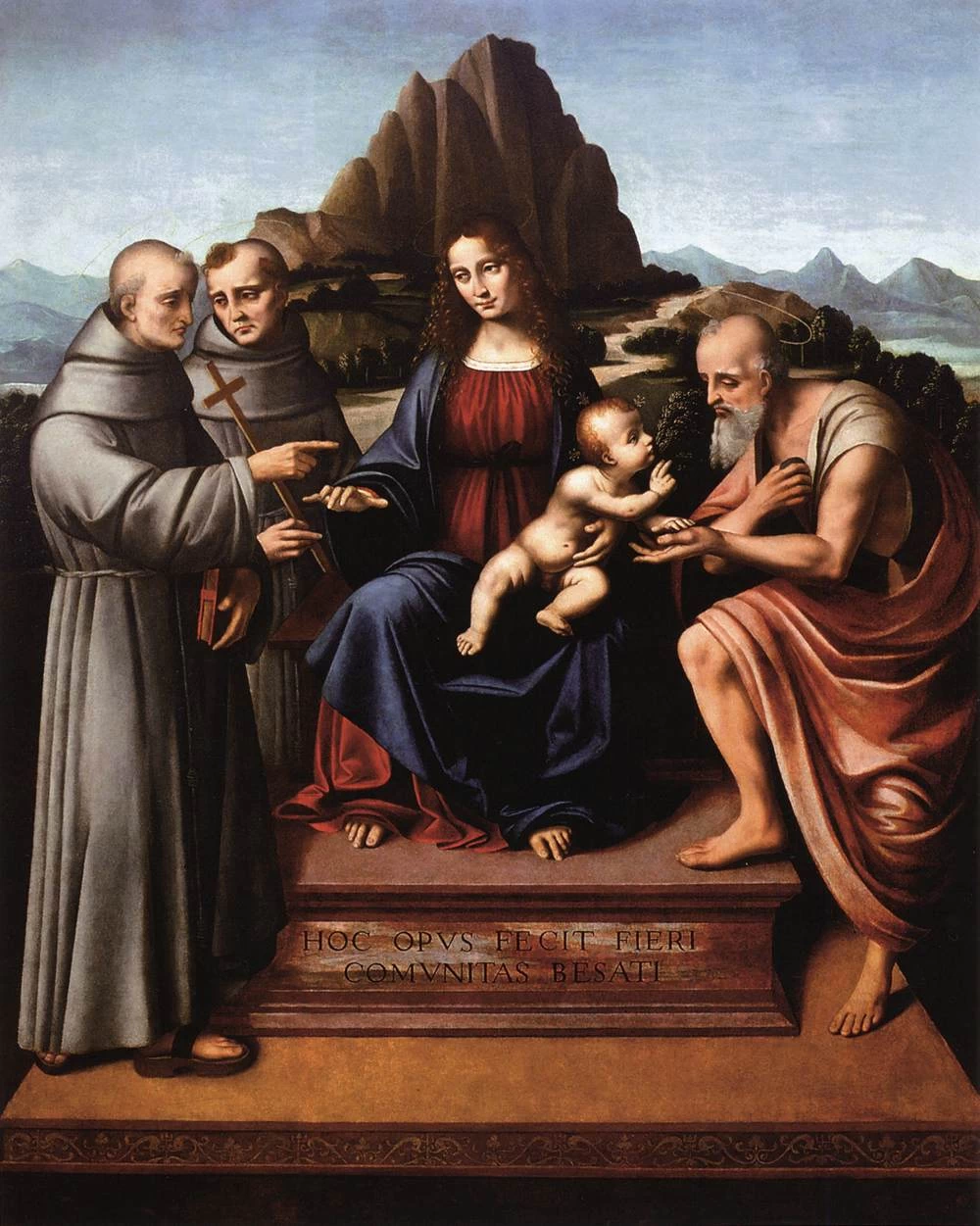 Vergine col Bambino e santi - Museo Diocesano, Milan
