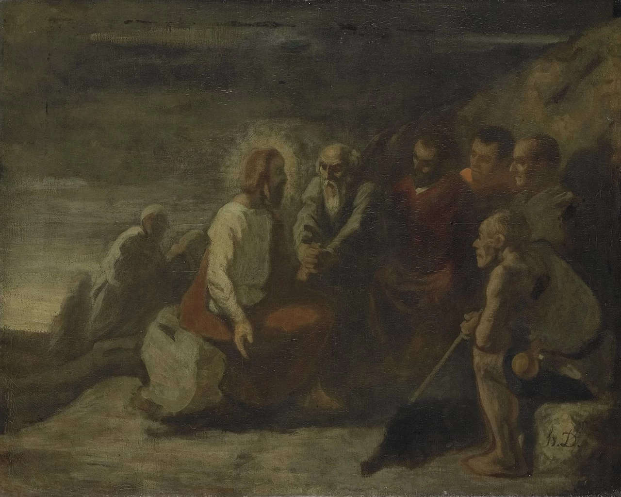 Honoré Daumier 160 Cristo e i discepoli Rijksmuseum Amsterdam