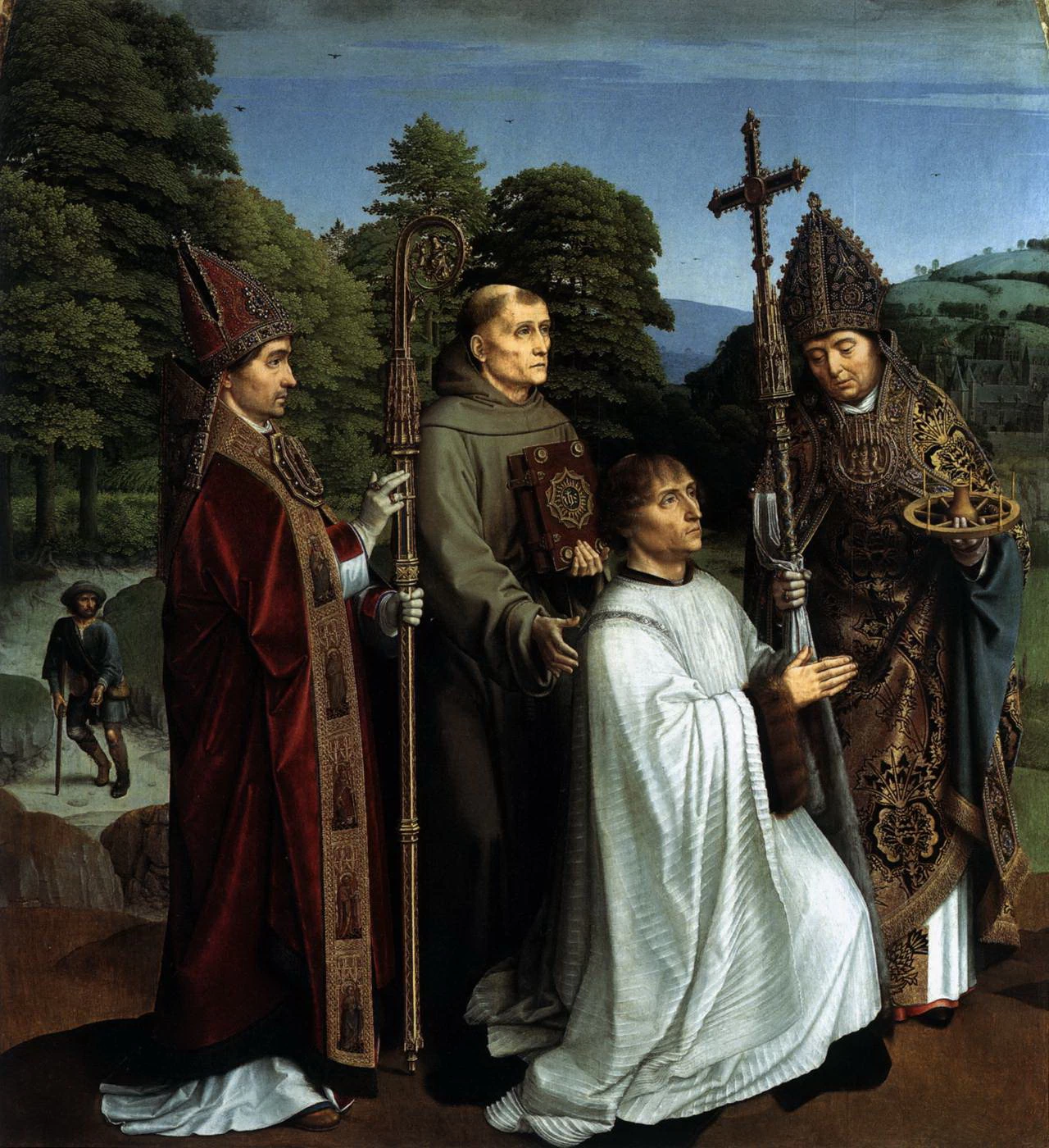 Bernardino Salviati e tre santi - National Gallery Londra