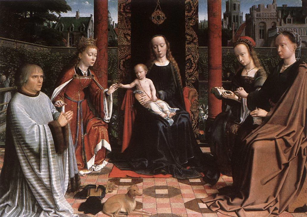 Matrimonio mistico di santa Caterina - National Gallery, London