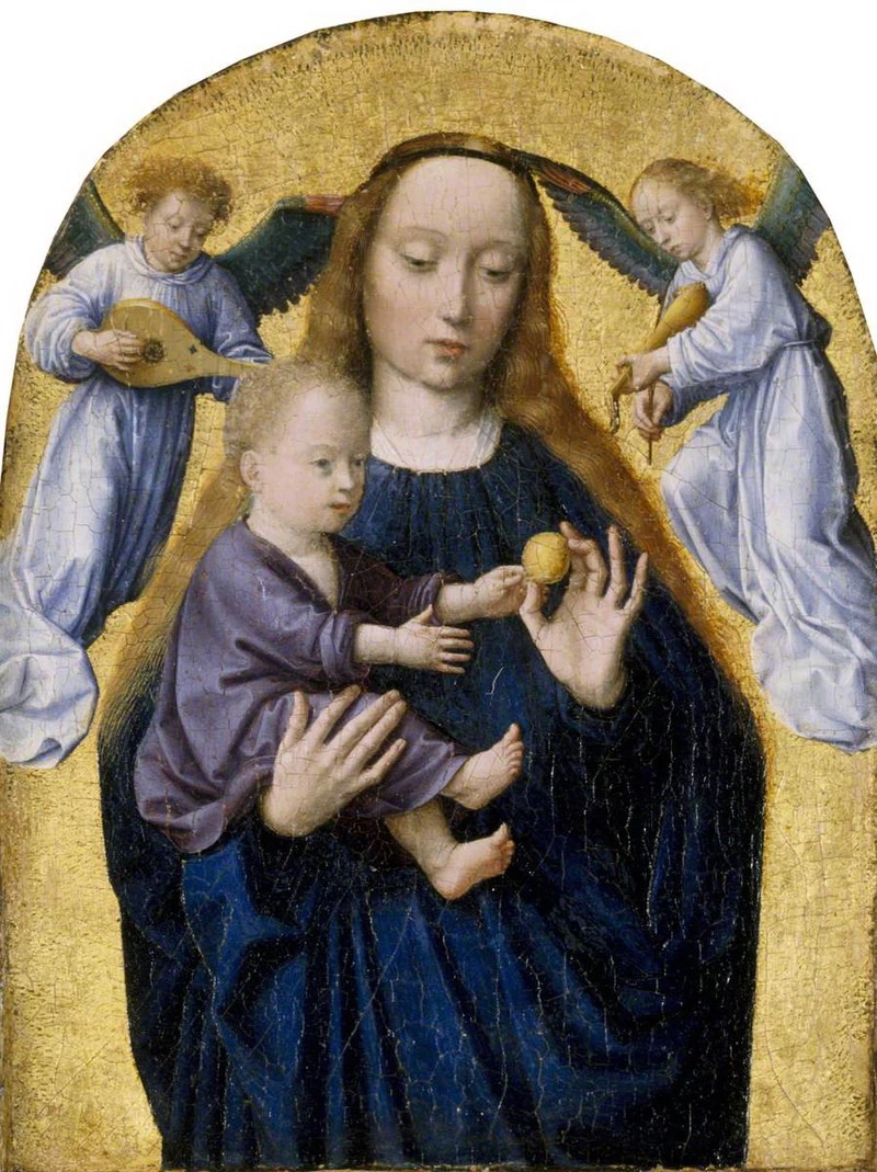 Modonna col Bambino e angeli musicanti