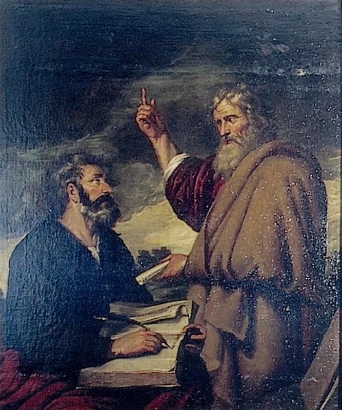 Orazio De Ferrari 60 Mosé guida San Giovanni Evangelista