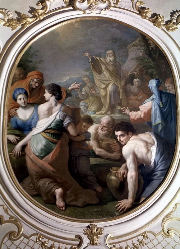 Paolo de Matteis 105 Mosè e la raccolta della manna San Paolo D'argon (BG) 1