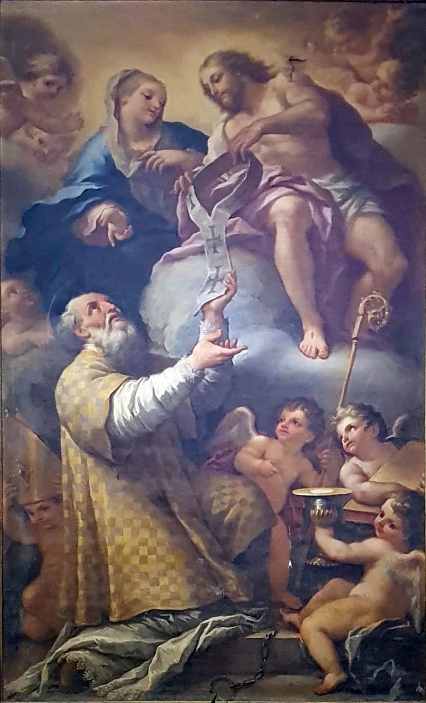 Paolo de Matteis 147 San Nicola, Gesù e la Vergine Maria Cattedrale (Napoli)